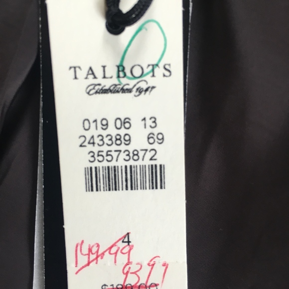 Talbots animal print jacket coat 4 - Picture 2 of 8